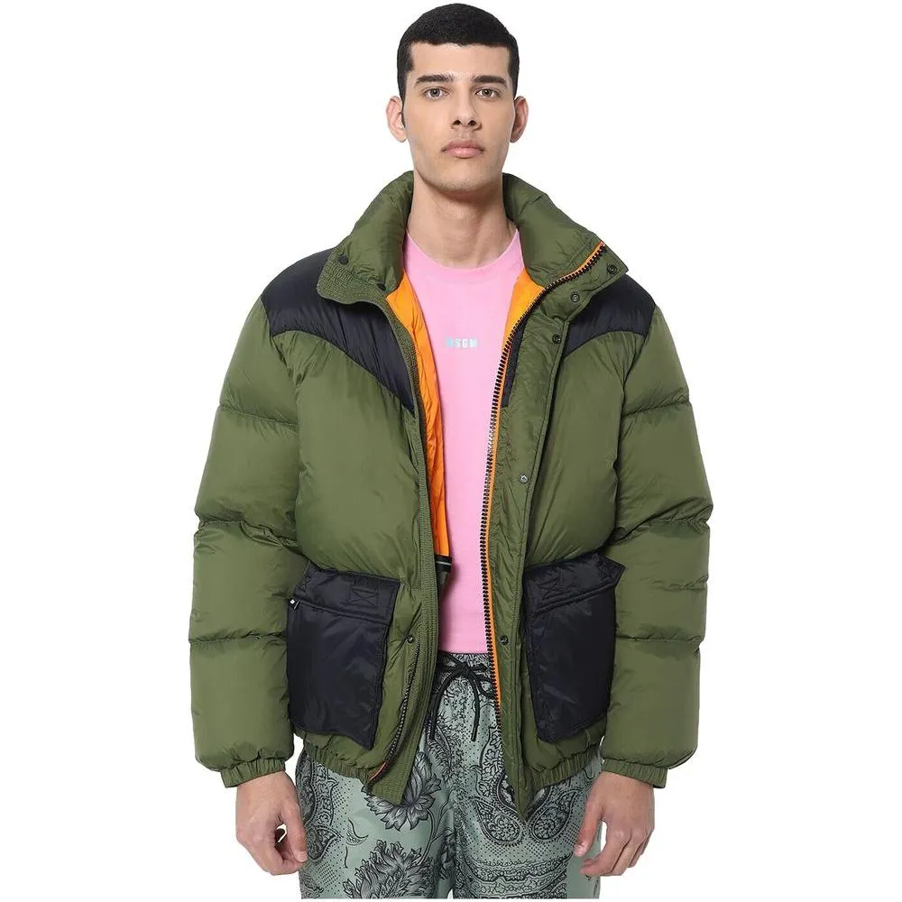 MSGM Green Nylon Jacket