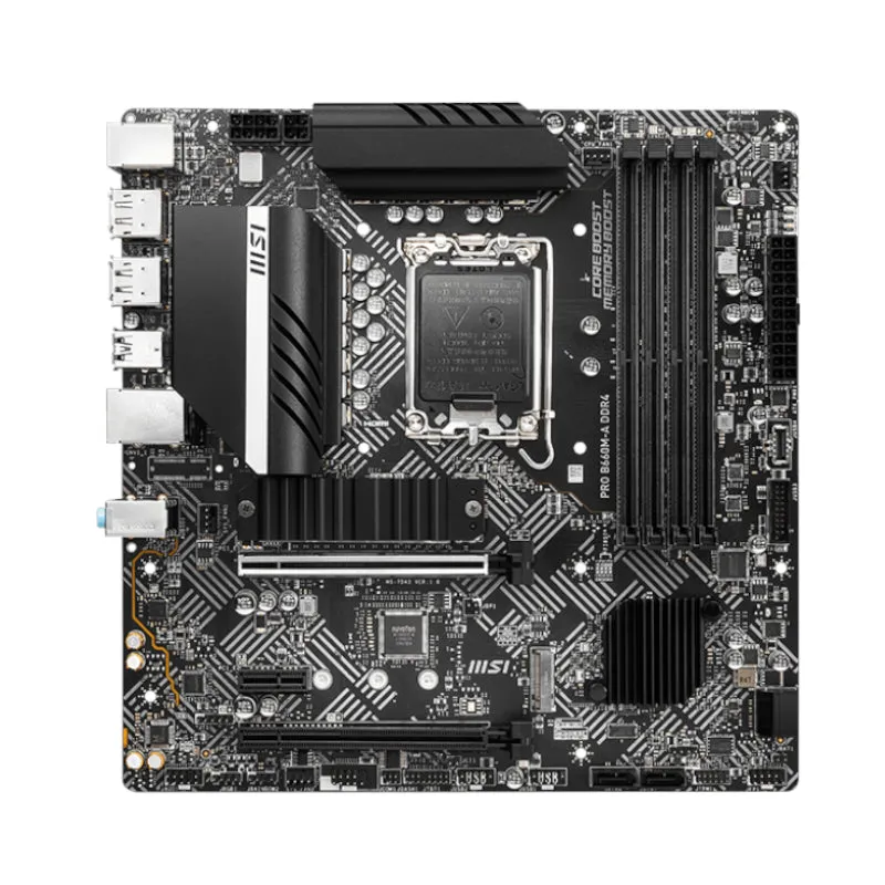 Msi Pro B660M-A Ddr4 Intel Lga1700 Matx Motherboard