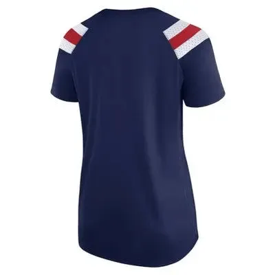 New - NFL Women's Authentic Mesh Short Sleeve Lace Up V-Neck Fashion Jersey