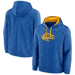 New - NHL Licensed Buffalo Sabres Men's Poly Hooded Sweatshirt, S