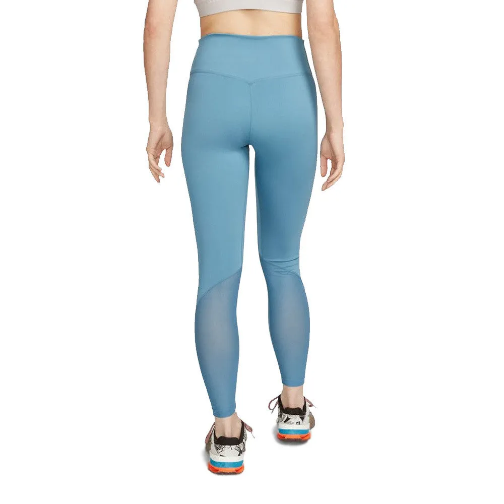 Nike Women's Mid Rise One Leggings - Baby Blue