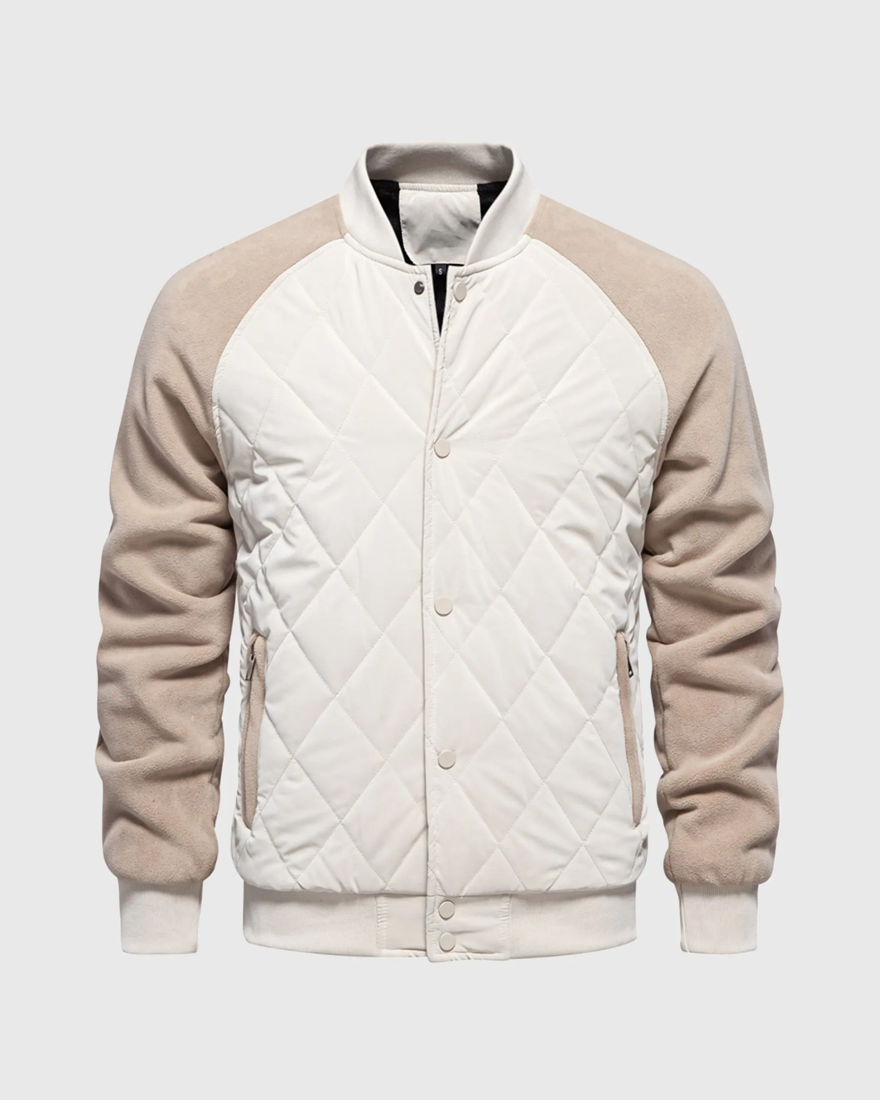 Panelled Hybrid Bomber Jacket New