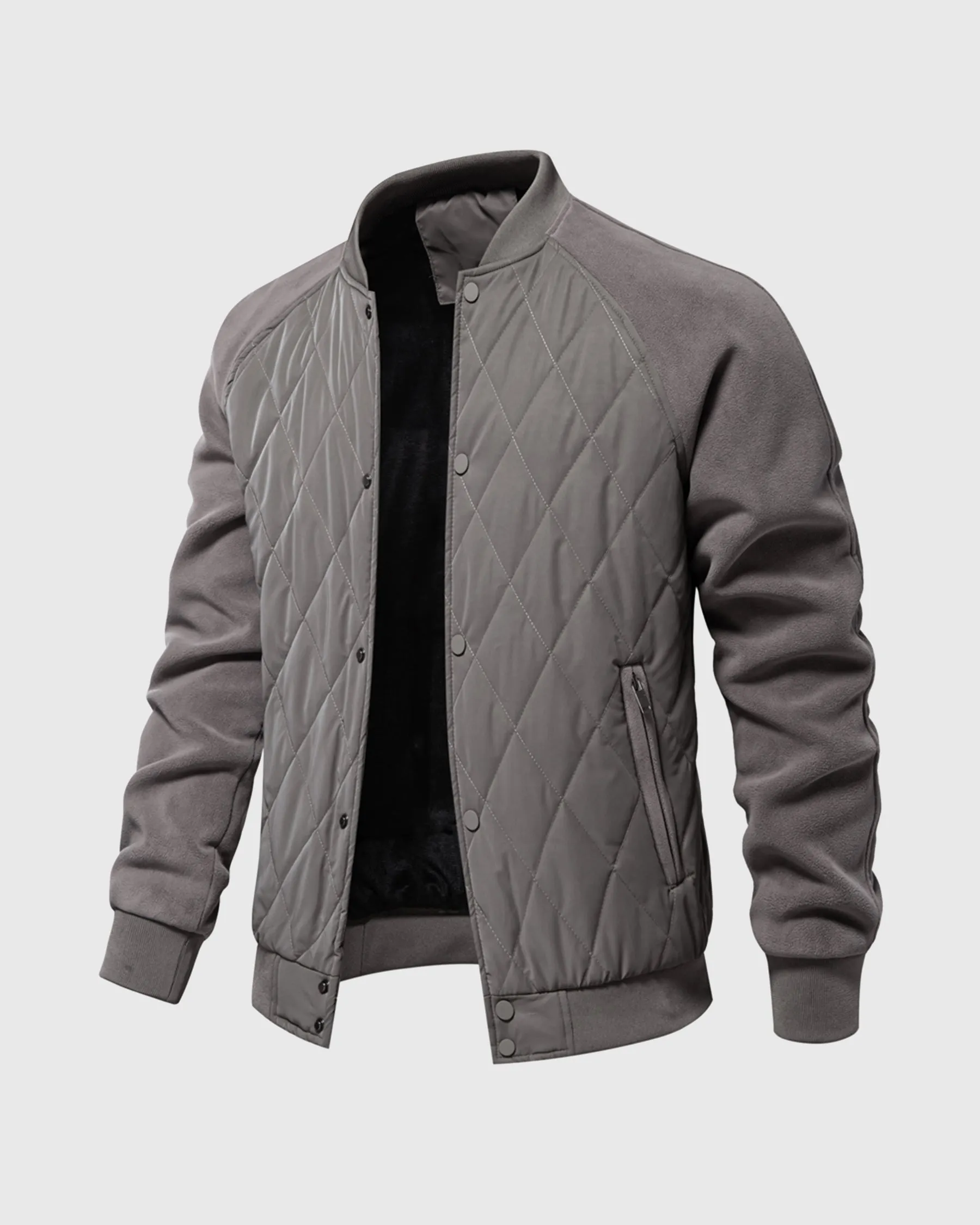 Panelled Hybrid Bomber Jacket New