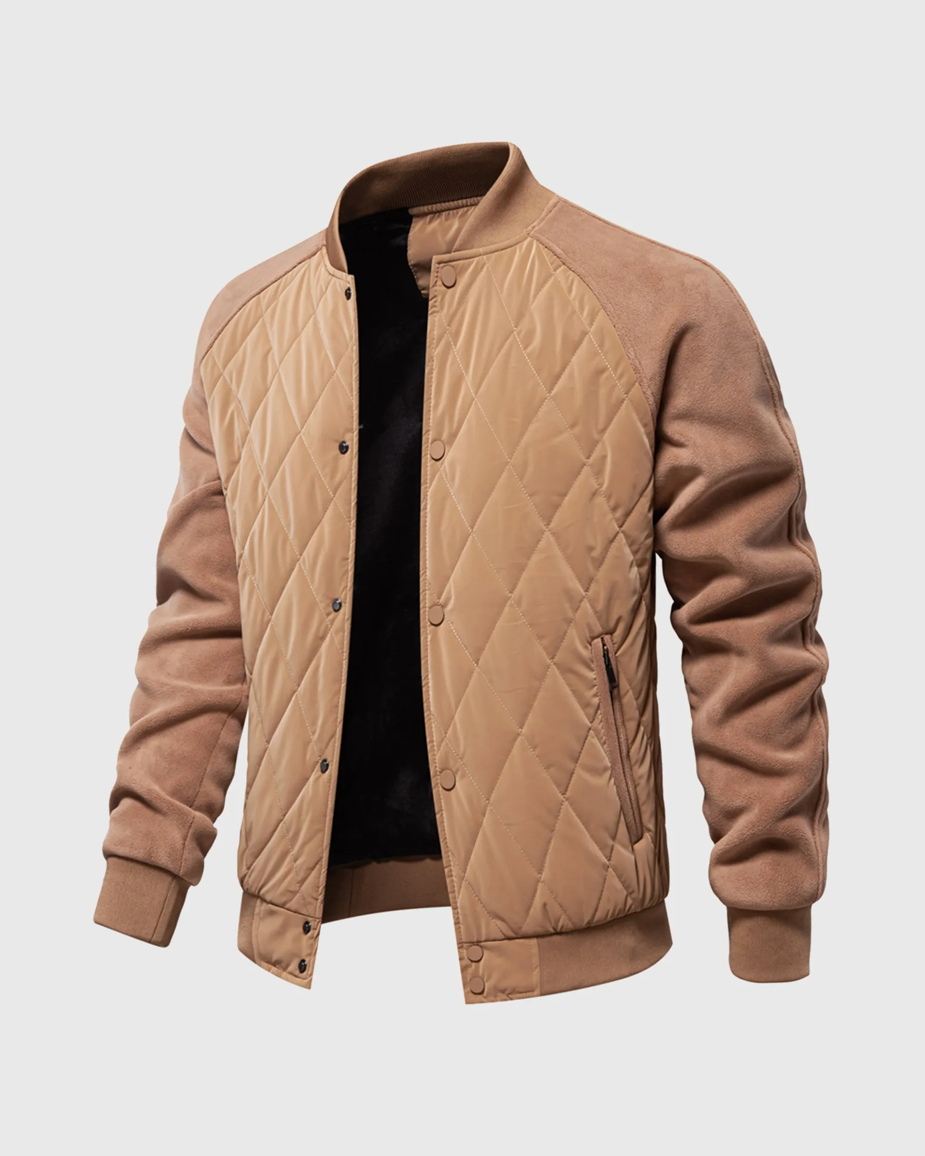 Panelled Hybrid Bomber Jacket New