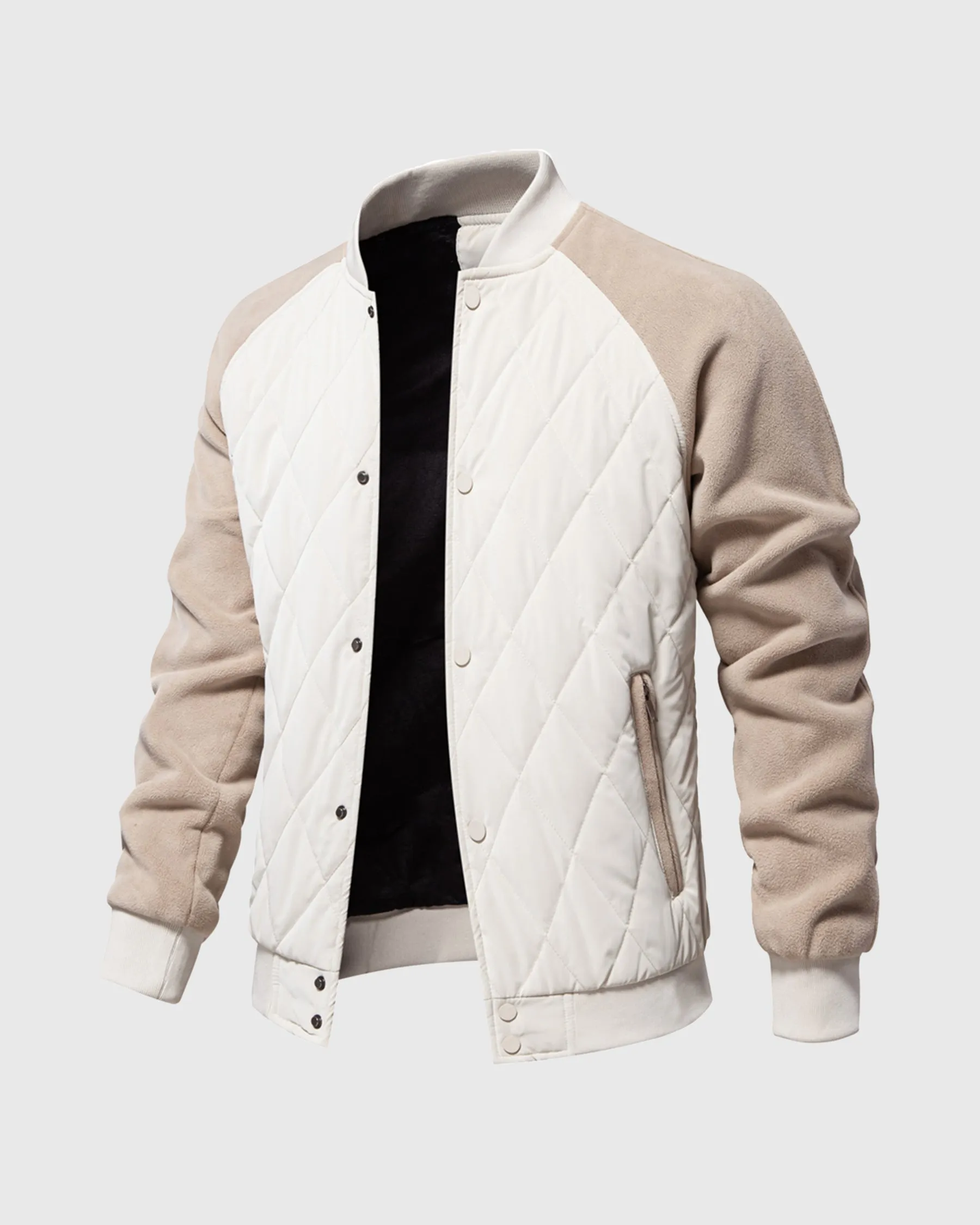 Panelled Hybrid Bomber Jacket New