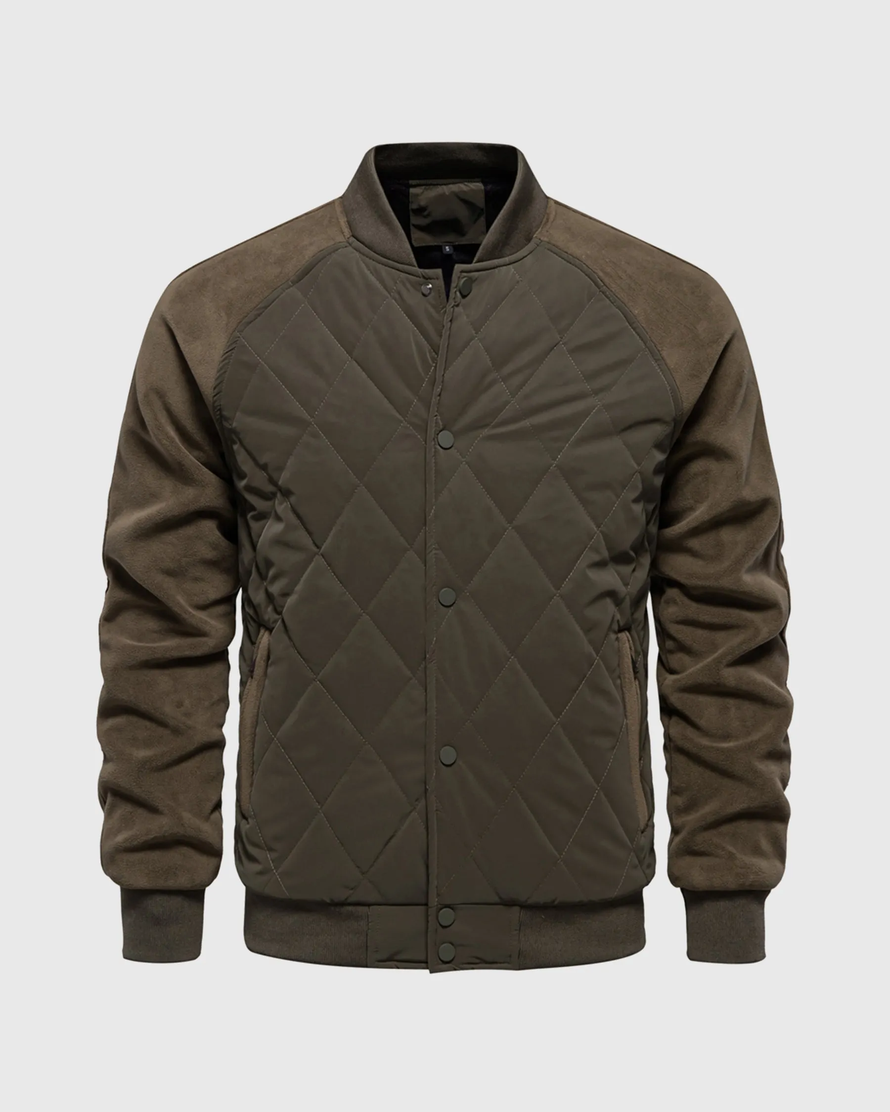 Panelled Hybrid Bomber Jacket New