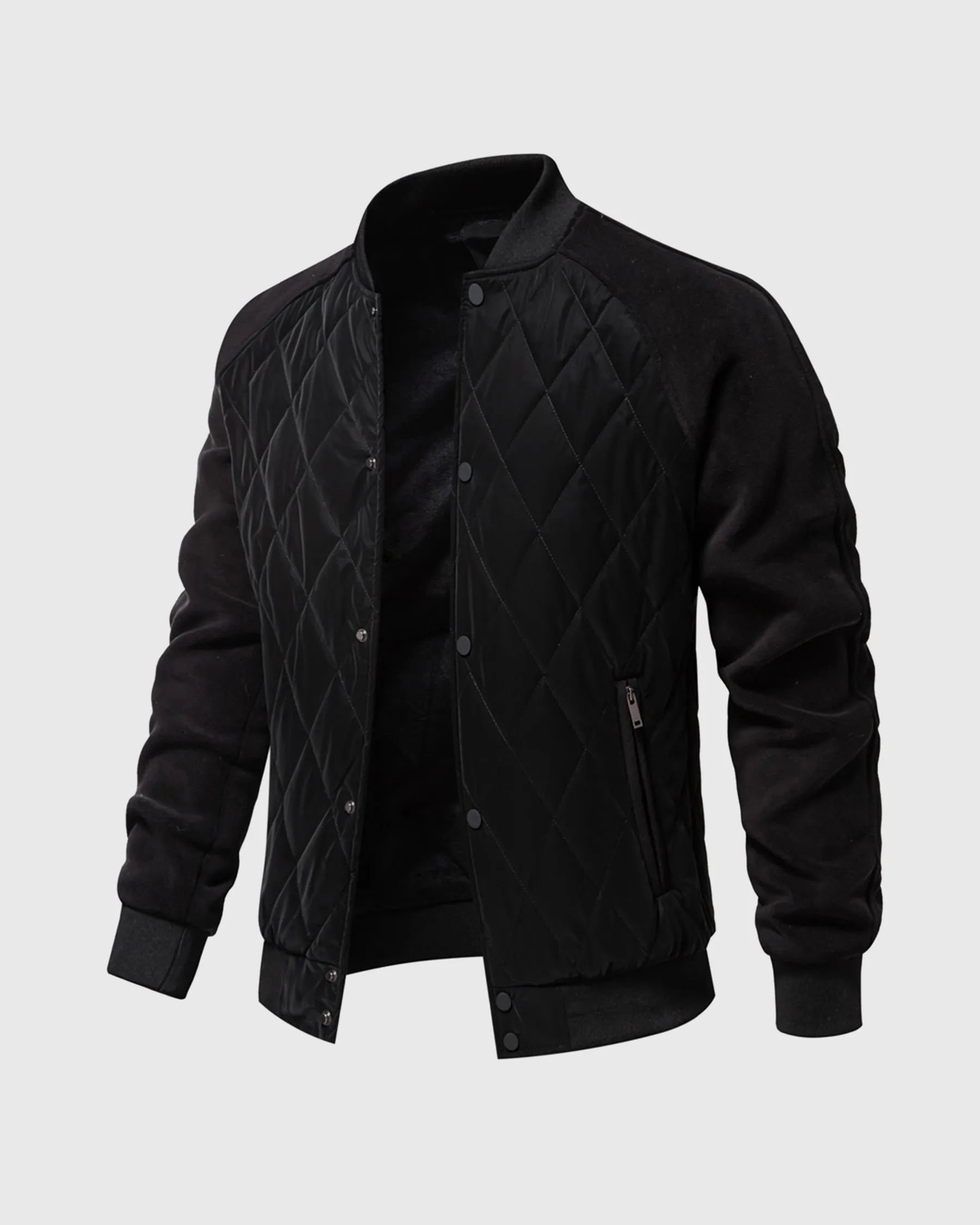 Panelled Hybrid Bomber Jacket New