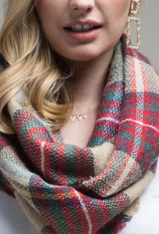 Perfectly Plaid Infinity Scarf