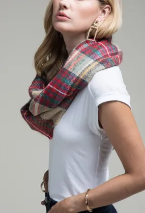 Perfectly Plaid Infinity Scarf