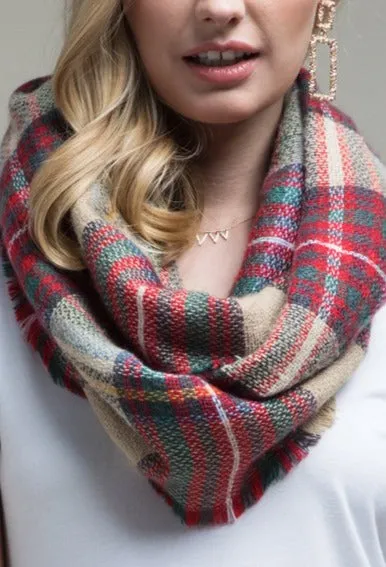 Perfectly Plaid Infinity Scarf