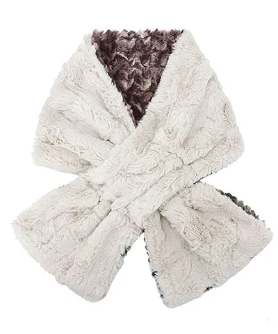 Pull-Thru Scarf - Luxury Faux Fur in Calico