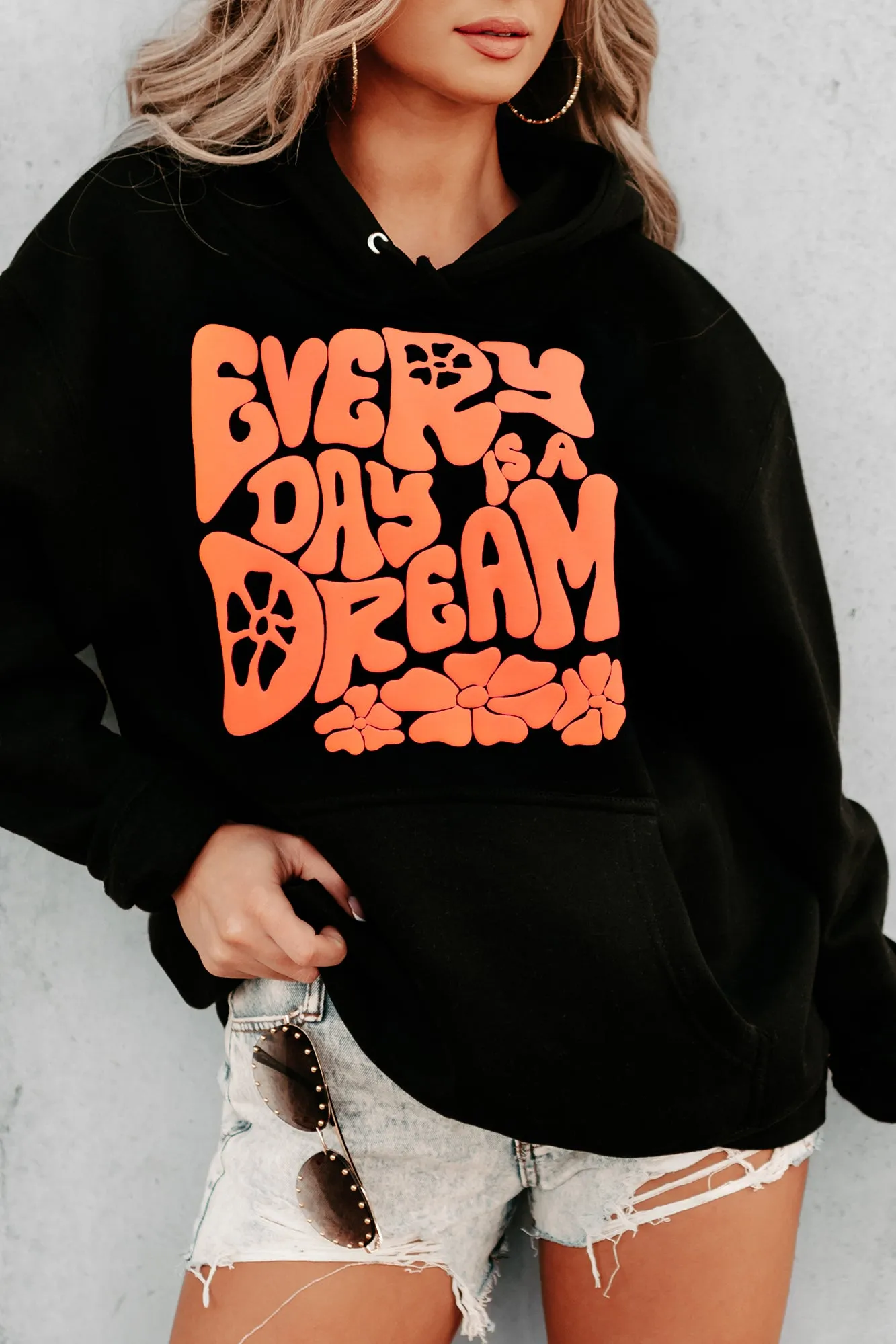 "Every Day Is A Dream" Puff Graphic Multiple Shirt Options (Black) - Print On Demand