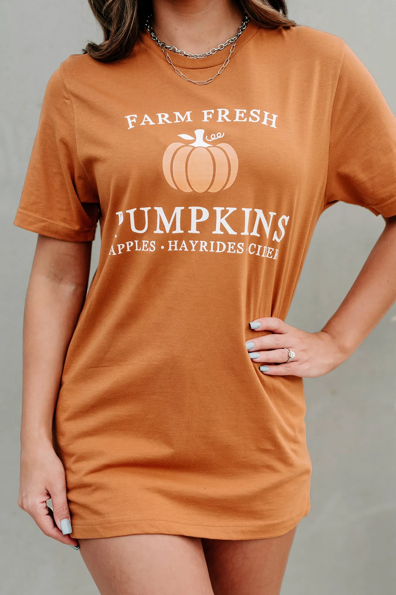 "Farm Fresh Pumpkins" Graphic T-Shirt (Meerkat) - Print On Demand