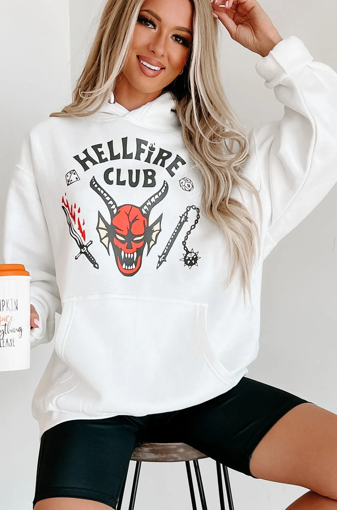 "Hellfire Club" Graphic - Multiple Shirt Options (White) - Print On Demand