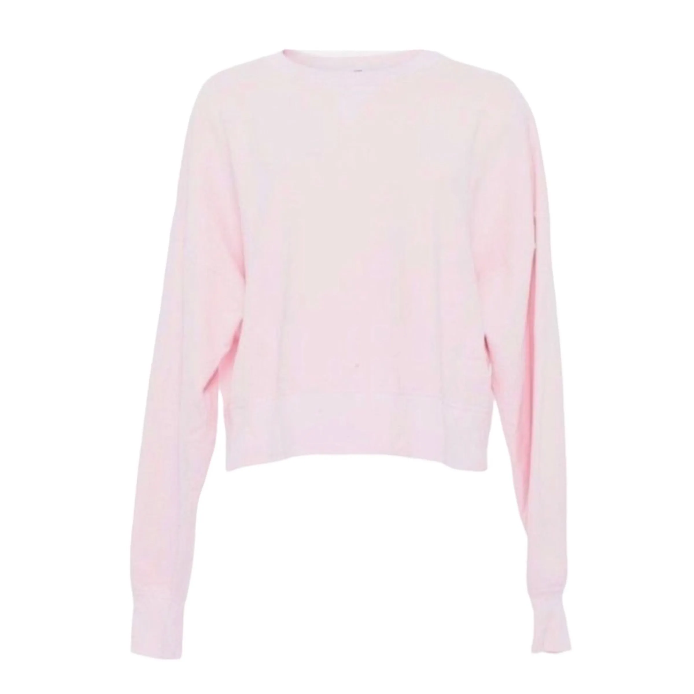 REDONE Sweatshirt Crew Neck As Seen on Hailey Bieber Pink M