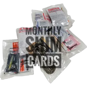 Shim Card of the Month - Wallet Size Vacuum Sealed Survival Packets