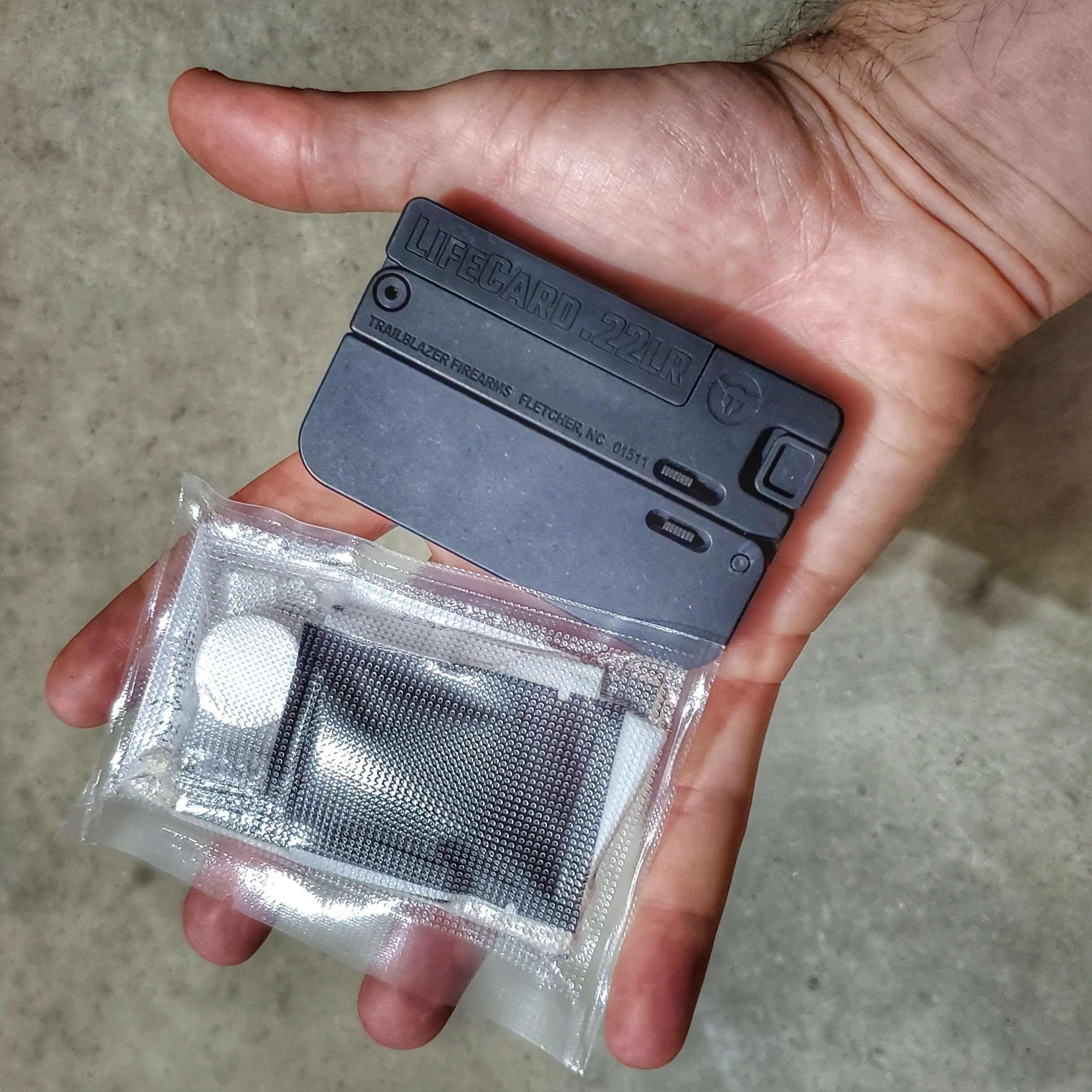 Shim Card of the Month - Wallet Size Vacuum Sealed Survival Packets