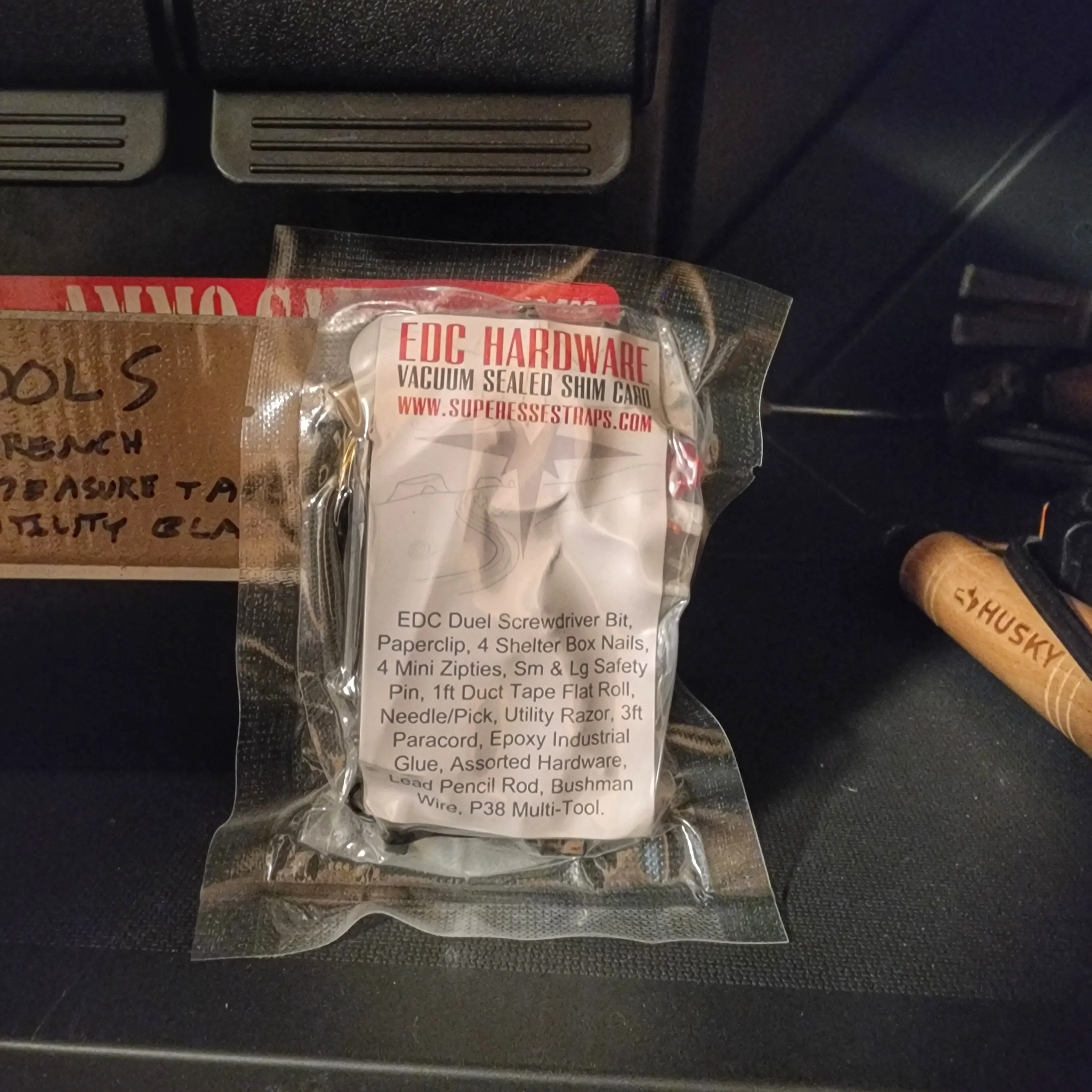 Shim Personal Survival Cards - Wallet Size Vacuum Sealed Survival Packets