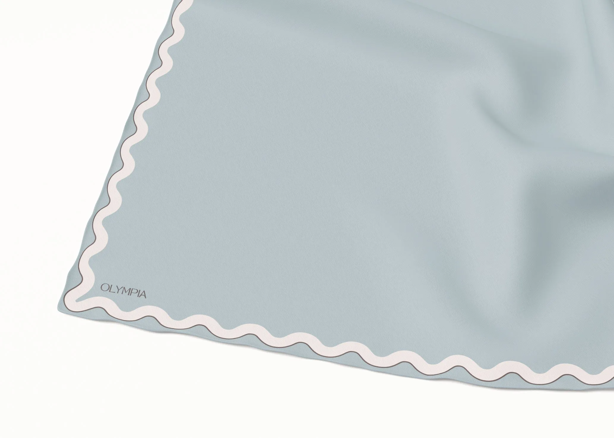 Sophie Pastel Sky Silk Scarf - 89x89cm - Imperfect