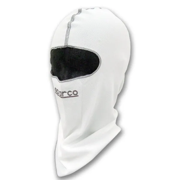 SPARCO KARTING BALACLAVA MICROPOLY WHITE