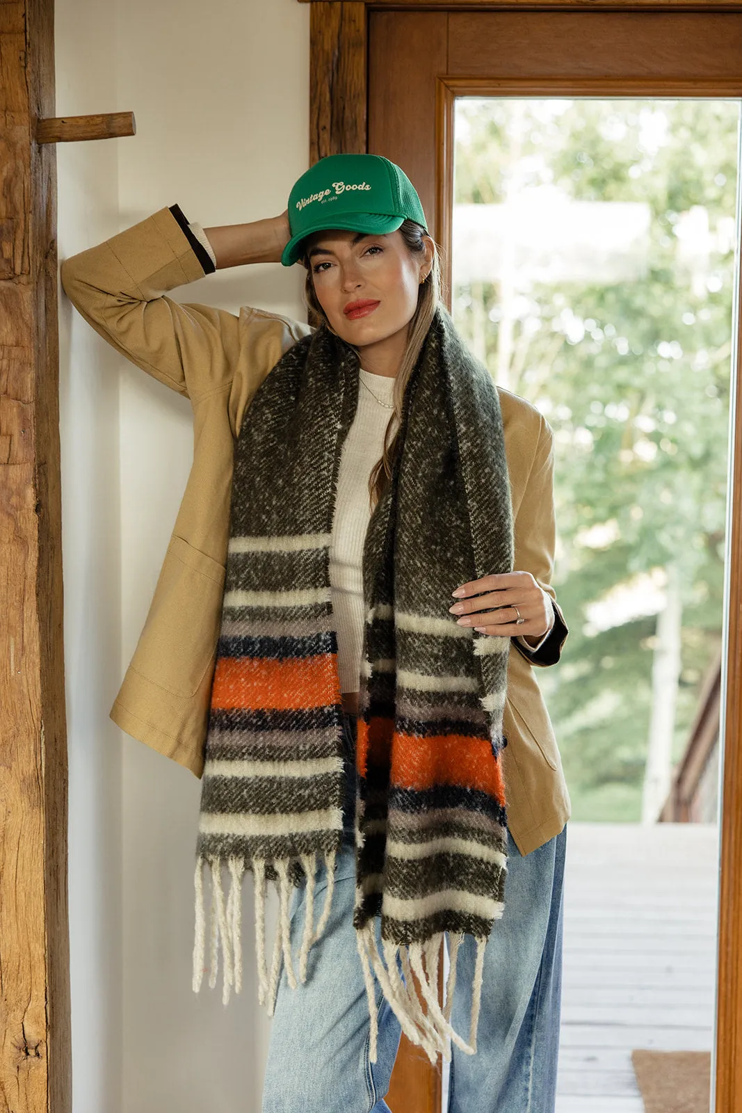 The Asher Striped Scarf