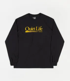 The Quiet Life Solutions Long Sleeve T-Shirt - Black