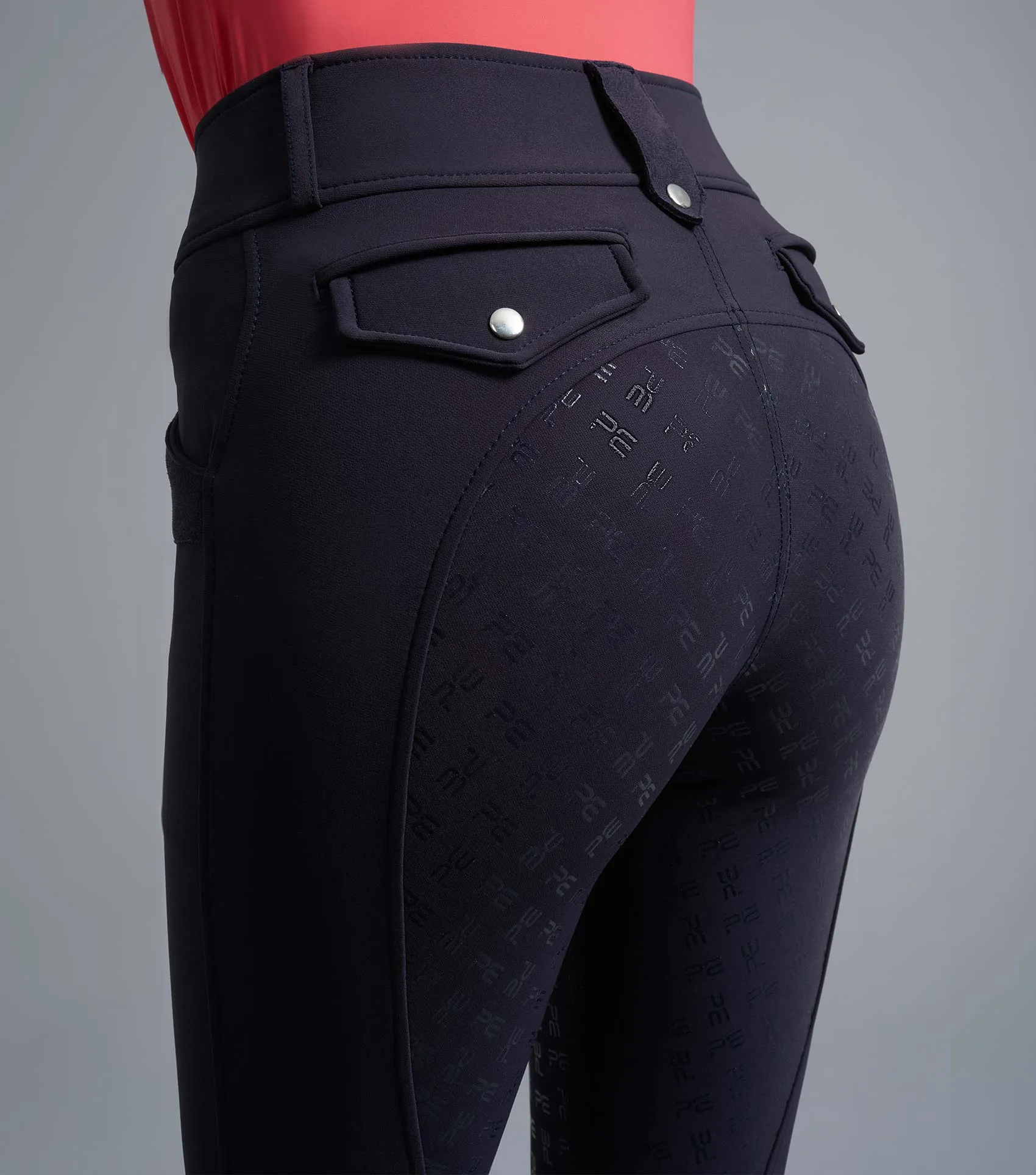 Torino Ladies Full Seat Gel Riding Breeches Navy