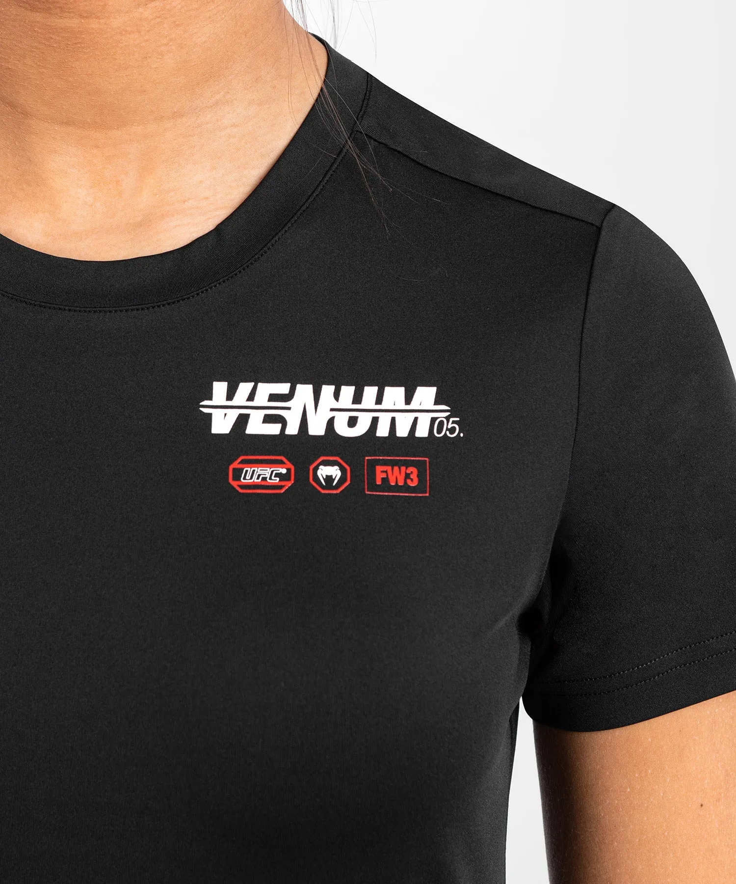 UFC Adrenaline by Venum Fight Week  Women’s Dry-Tech T-shirt - Black