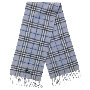 Women's Checkered Scarf Blue