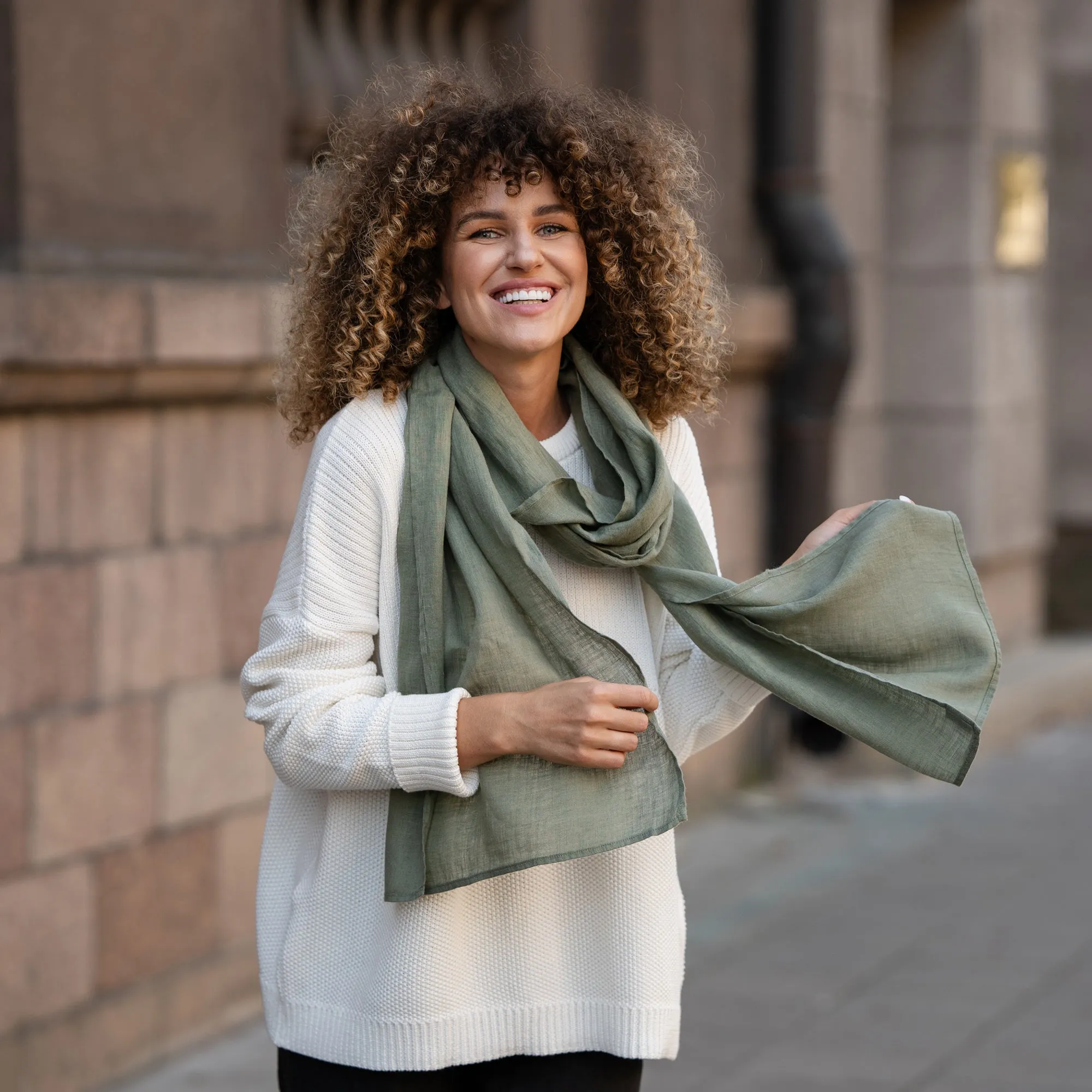 Women's Linen Scarf