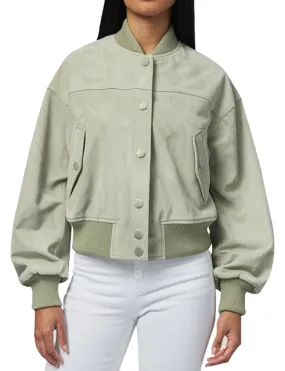 Women's Sage Green Eden Bomber Jacket